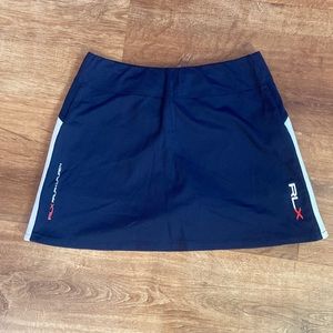 Ralph Lauren RLX High Performance Navy Blue Golf Skirt XS